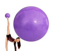 Ballon de gymnastique rythmique - Sphère d'exercice de 15 cm, entraîneur de Pilates flexible, équipement de fitness scintillant, outil d'équilibre durable | Ballon d'entraînement de base pour filles e