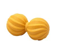 Ballon De Gymnastique Thérapie de points de déclenchement de soulagement de la douleur à la balle de massage for moulage de moules de moulée de pure-arachide moulée de yoga Balle De Yoga(Yellow)