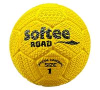 Ballon de handball en caoutchouc Softee Road Jaune TU