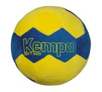 Kempa Ballon de handball Soft Kids pour enfants Bleu/Jaune Standard