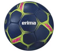 Erima Flash Pro Ballon de Handball (7202502), Bleu/Citron Vert, 3