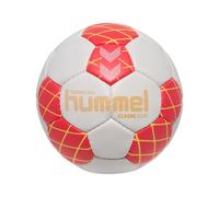 Hummel Ballon de Handball hmlCLASSIC Elite d'entraînement Blanc/Rouge Taille 1 Adulte