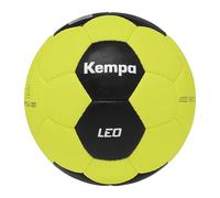 Kempa Leo Ballon de Handball Adultes et Enfants, Jaune Fluo/Noir, 0