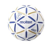 Molten Ballon de handball D60 Pro sans résine Taille 3 Blanc/Bleu/Or