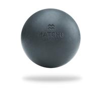 MATCHU - Balle Lacrosse - Boule Fascia - Balle de Massage - Boule de Point de déclenchement - Massage des Points de déclenchement - Diamètre 6 cm - Haute dureté - 1 ou 2 pièces (Noir - 1 pièce)