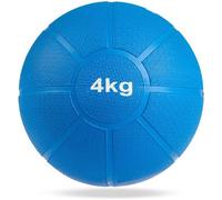MATCHU - Médecine Ball - Disponible en 1, 2, 3, 4 et 5 kg - Diamètre : 19-22 cm - Caoutchouc résistant à l’Usure - Résistant à l’Eau et à la Transpiration (4 kg)