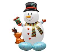 Ballon De Noël En Aluminium - 4D Debout, Vieil Homme, Renne, Arbre De Noël, Ballon Super Géant, Fenêtre, Accessoires De Décoration De Noël, Ballon Jouet, Décoration De Ballon En Aluminium D'hiver, Bal