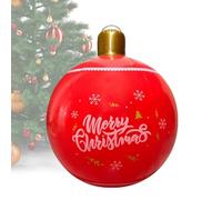 Ballon de Noël gonflable | 19,7 pouces Ball Décoration de Noël | Étanche, Gonflable en Plein Air pour Vacances, Pelouse, Intérieur, Cour, Bureau, Salon, Terrasse, École, Magasin, V