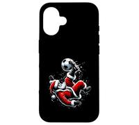 Ballon de Noël pour Joueur de Football Coque pour iPhone 16