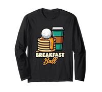 Ballon de petit-déjeuner rétro, superbe design de club de golf Manche Longue