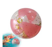 Ballon de Plage,Ballon de Plage Gonflable Transparent à Paillettes | Jouets Réutilisables en PVC pour Jeux Amusants et Activités Sportives pour Adultes et Garçons en Bas Âge en Extérieur Été Fête