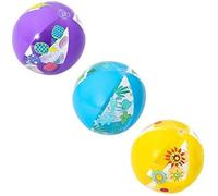 Ballon De Plage Gonflable - Bestway - Modèle Designer - 51 Cm - Pvc Résistant - Assortis