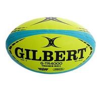 Ballon de rugby d'entrainement - GTR4000 - Fluo - GILBERT - Taille 4 Blanc G