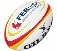 Ballon de rugby Espagne Blanc Taille 5