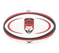 Ballon de rugby Gilbert Ballon replica lyon Blanc Taille : 5 Blanc G
