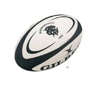 Ballon de rugby Gilbert Barbarians Replica (taille 5) Blanc Taille 5