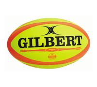 Ballon de rugby Gilbert Omega Fluo Jaune Taille 5