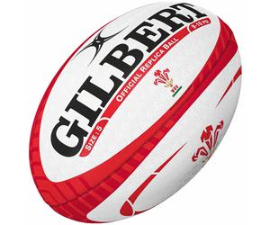 Ballon de rugby Gilbert Pays de Galles Blanc Taille mini