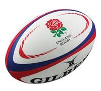 Ballon de rugby Gilbert Replica Angleterre Taille 5 Blanc, Bleu et Rouge Blanc, Bleu et Rouge G
