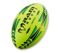 Ballon de rugby Gripper Pro 2.0 Training - NEON - Grip 3D - Nouvelle technologie de valve en vol - Taille 5