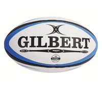 Gilbert Ballon de Rugby Match Omega Bleu/Noir - Taille 4 Multicolore G