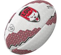 Ballon de rugby OL Supporter Blanc Taille 5