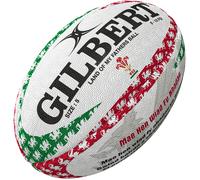Ballon de rugby Pays de Galles Lomf Anthem Blanc Taille 5