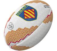 Ballon de rugby Perpignan Blanc Taille 5
