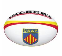 Ballon de rugby Perpignan Blanc Taille midi