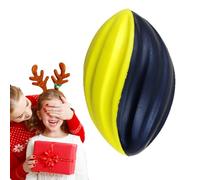 Ballon de rugby pour l'entraînement - Ballon de rugby pour , lent pour , 12,7 cm, entraînement de rugby pour les sports d'intérieur et d'extérieur, jouet de rugby solide pour les