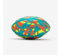 Ballon de rugby taille 2 mini, orange, vert, jaune