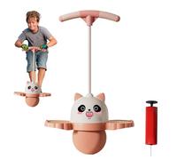 Ballon de Saut pour - Panda 50 x 40 cm Ballon de Saut Amusant, Promenade Gonflable, Jouet de Durable | Pull de Sport passionnant avec Pompe à air pour garçons et Filles, Coordination eq