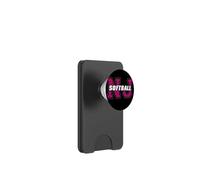 Ballon de Softball du New Jersey Vintage Rose Animal Style NJ State Art PopSockets PopWallet pour MagSafe