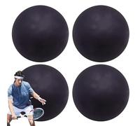 Ballon de squash de compétition - caoutchouc, double point, forte capacité | Balles de squash portables à double pointe pour un bon rebond et un contrôle stable