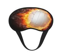 Ballon de volley-ball Cool Fire Flame,Masques de sommeil occultants, cache-yeux couvrants, masques de sommeil anti-lumière