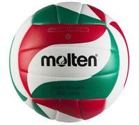 Ballon de volley-ball - Molten - V5M2000-L - Taille 5 - Cuir synthétique - Blanc/vert/rouge