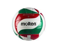 Molten Ballon de volley-ball Light – Blanc/Rouge/Vert, polyvalent, léger, vessie butyle – 5
