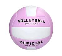 Ballon de volley Super Soft Taille Officielle 5, Ballon de volley imperméable avec pompe, Ballon de volley imperméable avec pompe, pour extérieur et intérieur pour piscine, plage, gym, salles de sport