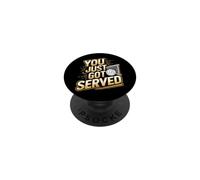 Ballon de Volleyball Amusant « You Just Got Served » PopSockets PopGrip Adhésif