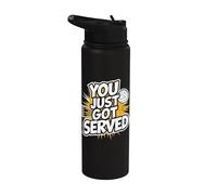 Ballon de volleyball amusant « You Just Got Served » Stainless Steel Insulated Water Bottle