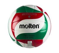 Molten Ballon de volley-ball Light – Blanc/Rouge/Vert, polyvalent, léger, vessie butyle – 5