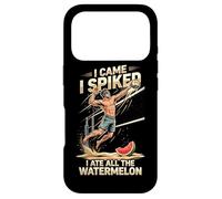 Ballon de Volleyball I Came I Spiked I Ate All The Watermelon Coque pour iPhone 17 Pro