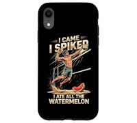 Ballon de Volleyball I Came I Spiked I Ate All The Watermelon Coque pour iPhone XR