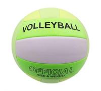 Ballon de volleyball officiel gris turquoise 2025 doux au toucher pour enfants, adolescents, adultes, unisexe, extérieur et intérieur, taille officielle pour stade, plage, piscine, entraînement et