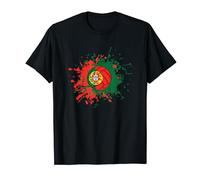 Ballon de volleyball portugais avec le drapeau du Portugal T-Shirt