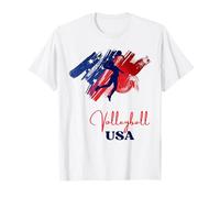Ballon de Volleyball pour Femme Drapeau Amérique 4 Juillet T-Shirt