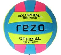 Generique Ballon de volleyball REZO PVC Contraste bicolore Résistant et léger Blanc G