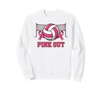Ballon de Volleyball Rose pour la Sensibilisation au Cancer du Sein Sweatshirt
