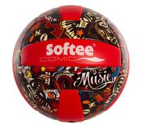 Ballon de volleyball Softee Comic Rouge Taille 5