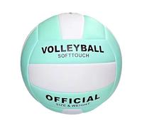 Ballon de volleyball super doux officiel taille 5 - Ballon de volleyball imperméable avec pompe - Ballon de volleyball imperméable avec pompe - Extérieur et intérieur pour piscine, plage, gym, salle